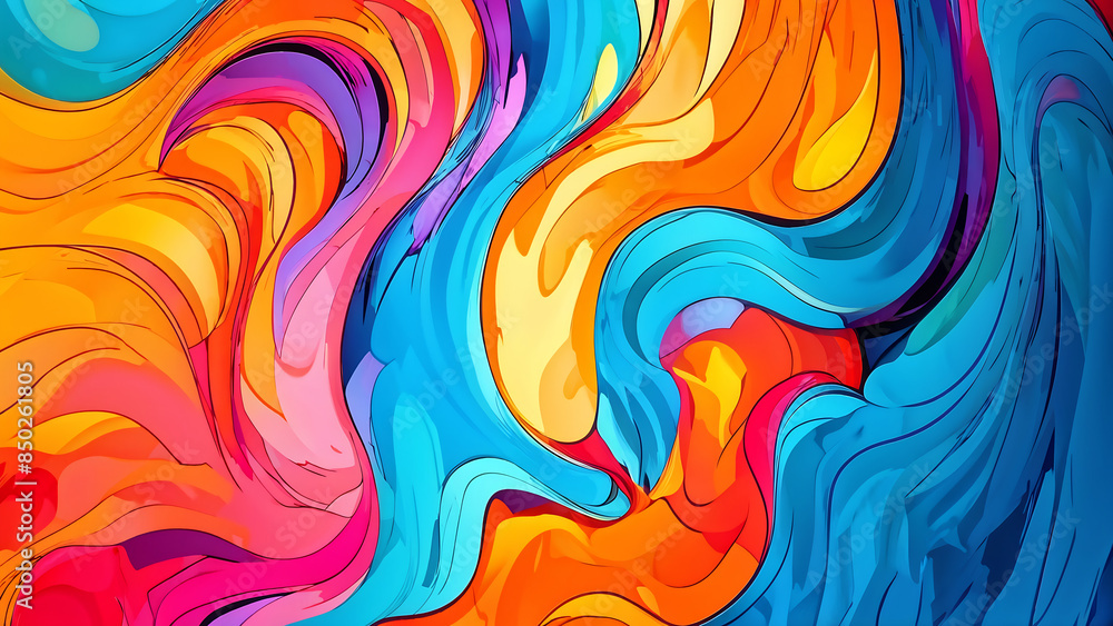 Vibrant and Dynamic Colorful Abstract Art with Flowing Wave Patterns and Radiant Hues. Lively and Colorful Abstract Composition Featuring Fluid Wave Forms and Vibrant Hues. Colorful wave designs Vibrant and Dynamic Colorful Abstract Art with Flowing Wave Patterns and Radiant Hues. Lively and Colorful Abstract Composition Featuring Fluid Wave Forms and Vibrant Hues. Colorful wave designs
