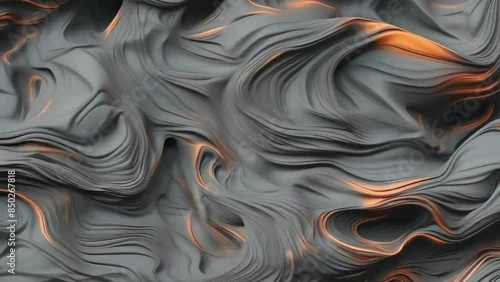 black slate wall floor dark grey background. Obsidian wall floor background animation - 4k new cool stock video footage 