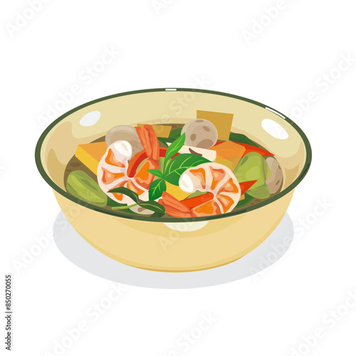 Thai food kaeng liang