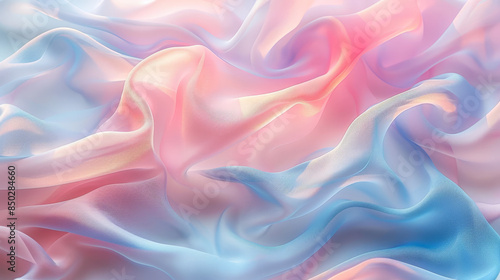Soft, flowing lines like waves create a dynamic abstract background photo