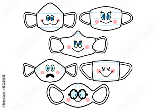 Mask Friends マスクフレンズ　医療系マスコットキャラクター
