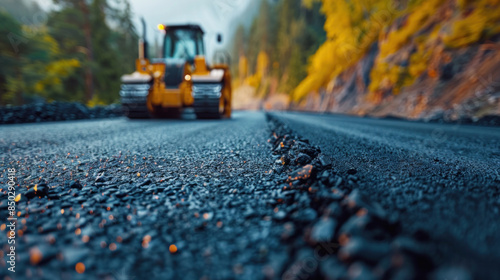 Wallpaper Mural Civil engineers on a road construction supervision team actively oversee and manage the construction of a new road, focusing on precision and safety in their work. Torontodigital.ca