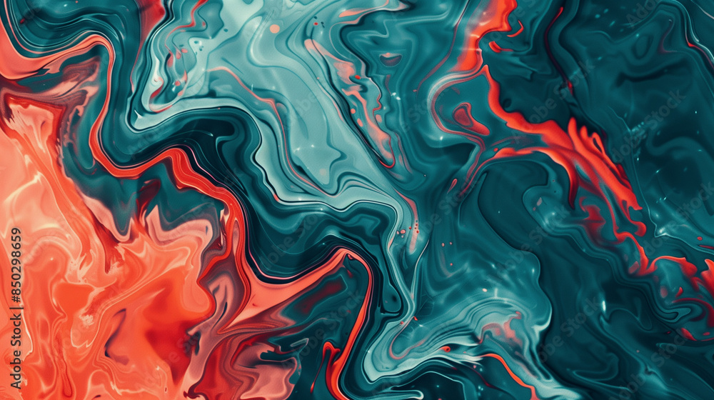 Intense, vivid colors that create a marble effect, giving the whole thing depth and expressiveness. Green, red and blue streaks combine harmoniously. Intense, vivid colors that create a marble effect, giving the whole thing depth and expressiveness. Green, red and blue streaks combine harmoniously.