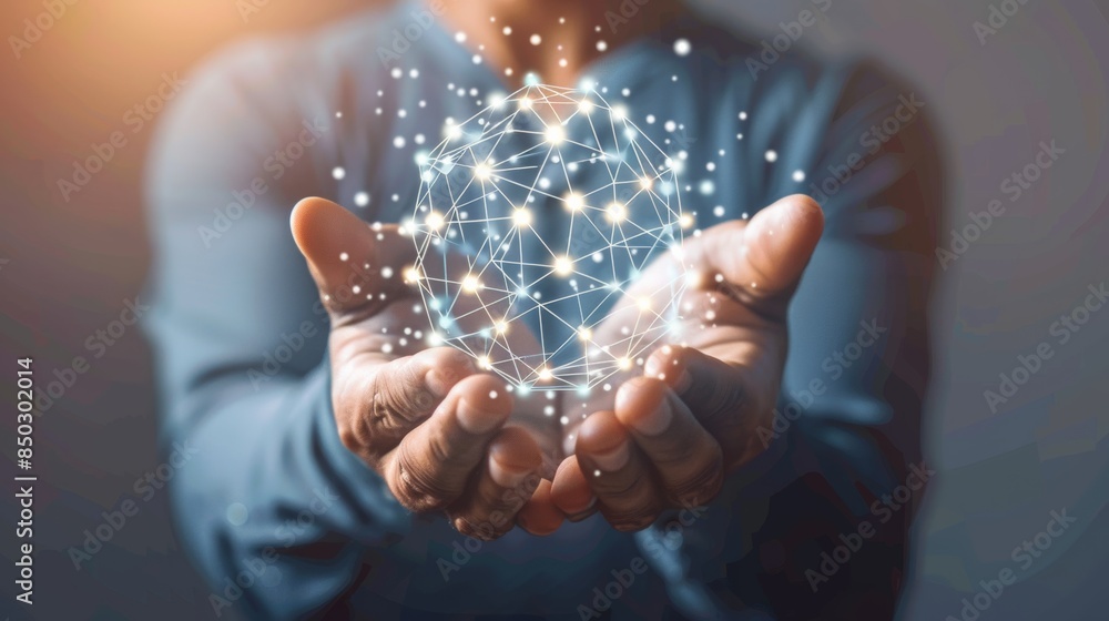 Businessman hold circle of network structure HR Human resources. Business leadership concept. Management and recruitment. Social network. Different person, business, leader Businessman hold circle of network structure HR Human resources. Business leadership concept. Management and recruitment. Social network. Different person, business, leader