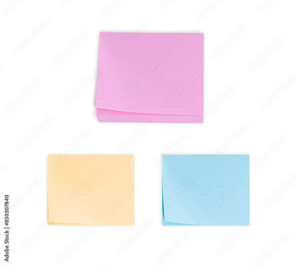Note paper isolated on transparent background. Note paper isolated on transparent background.