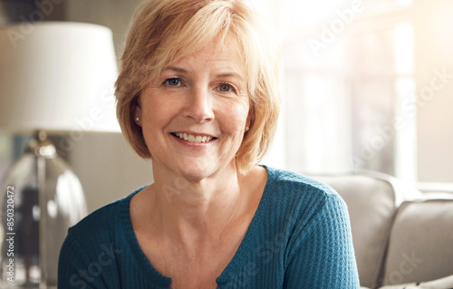 Happy, portrait and senior woman on sofa in house with confidence, peace and positive attitude in her home. Face, smile and calm elderly female person relax in a living room with retirement pride. Free Download Happy, portrait and senior woman on sofa in house with confidence, peace and positive attitude in her home. Face, smile and calm elderly female person relax in a living room with retirement pride. - GFXLoad