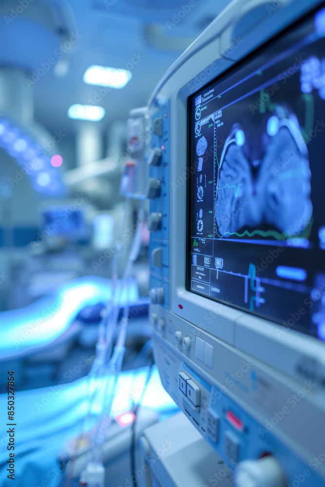Vivid background image showcasing medical technology with sharp focus. Vivid background image showcasing medical technology with sharp focus.