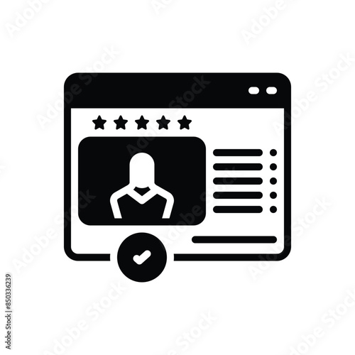 Black solid icon for hire  