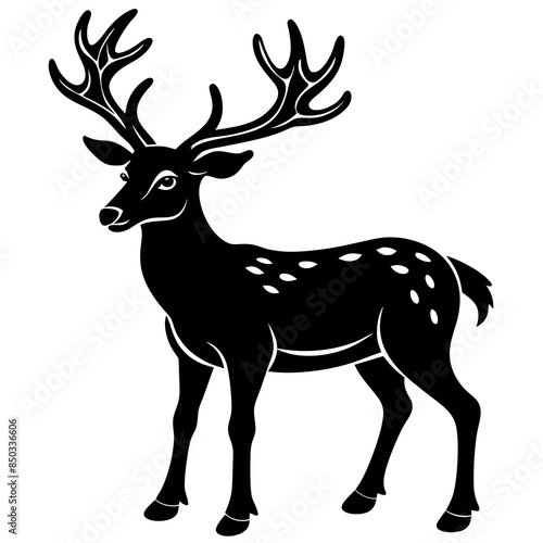 deer silhouette vector