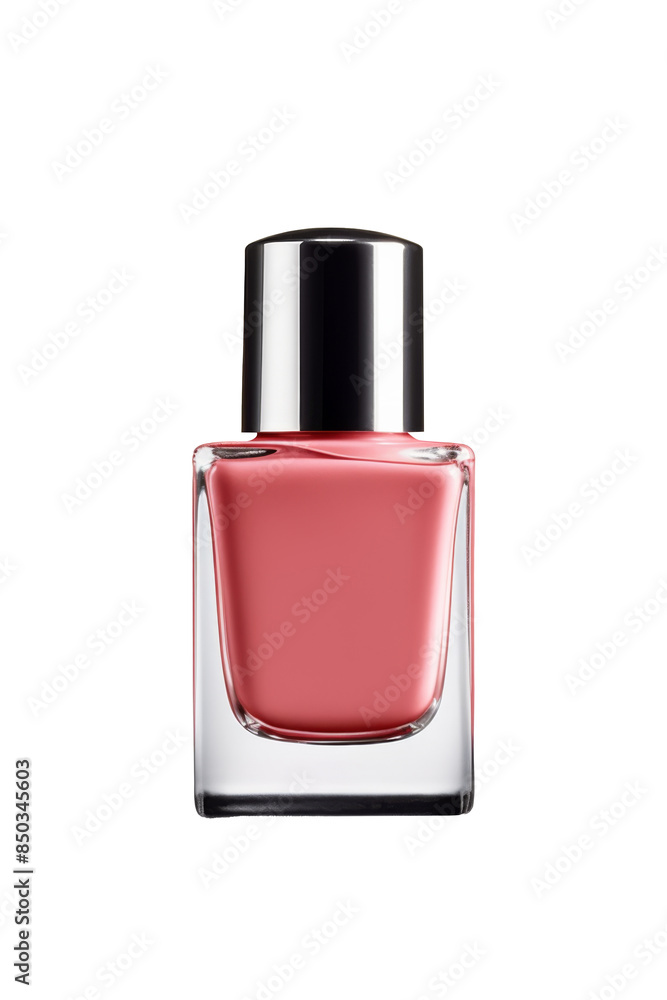 Nail polish pink color isolated on transparent background. Nail polish pink color isolated on transparent background.
