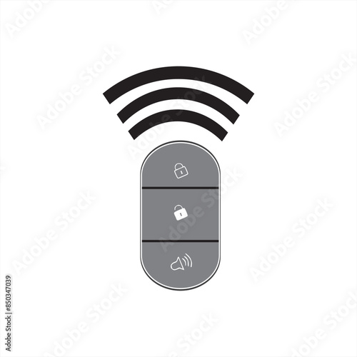 vector remote key for motorbike, car