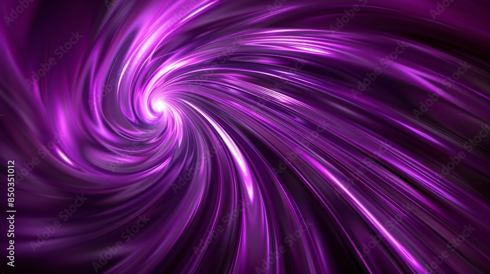 Obraz premium Abstract Purple Swirling Light Tunnel Background