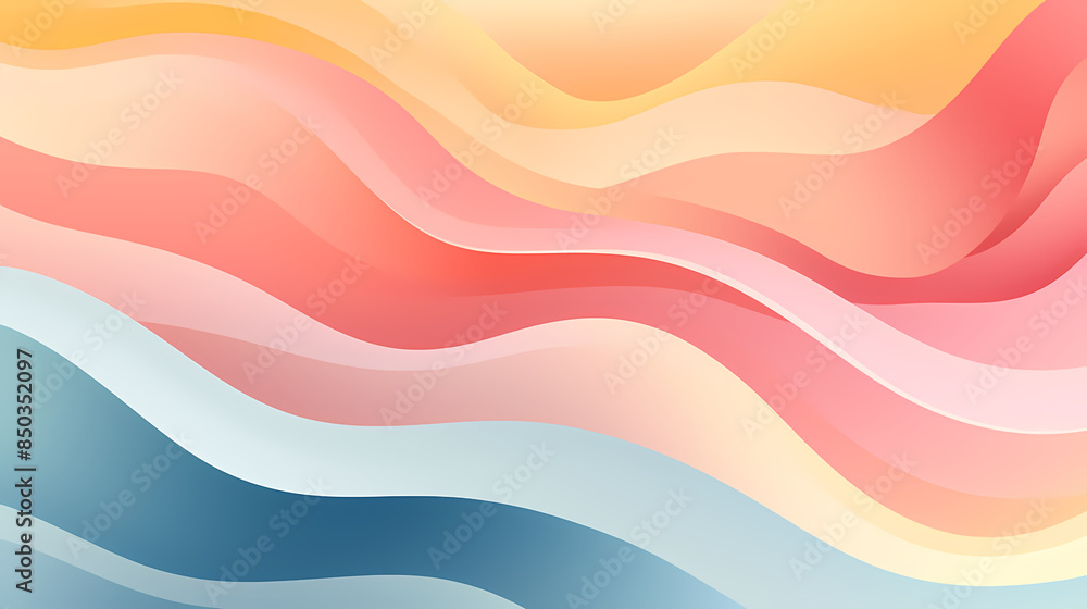 Colorful background with soft waves Colorful background with soft waves