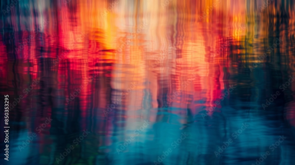 Vague shapes of abstract art pieces blending into a blurred background. Vague shapes of abstract art pieces blending into a blurred background.