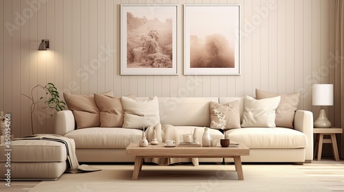 Soft beige tones in minimalist charm © cOmbEt