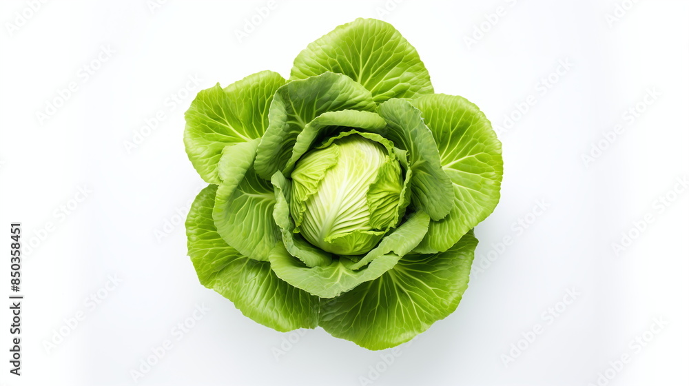 green cabbage isolated on white background green cabbage isolated on white background