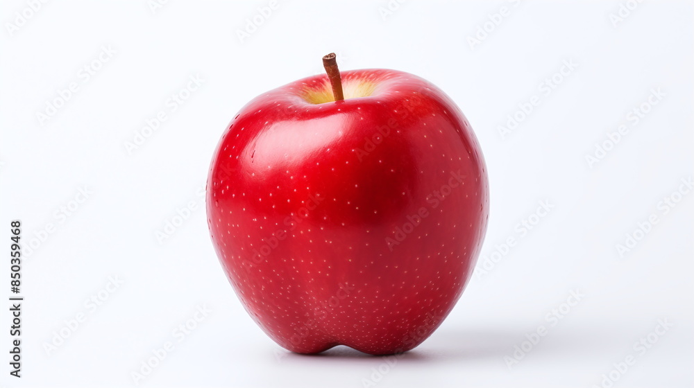 red apple isolated