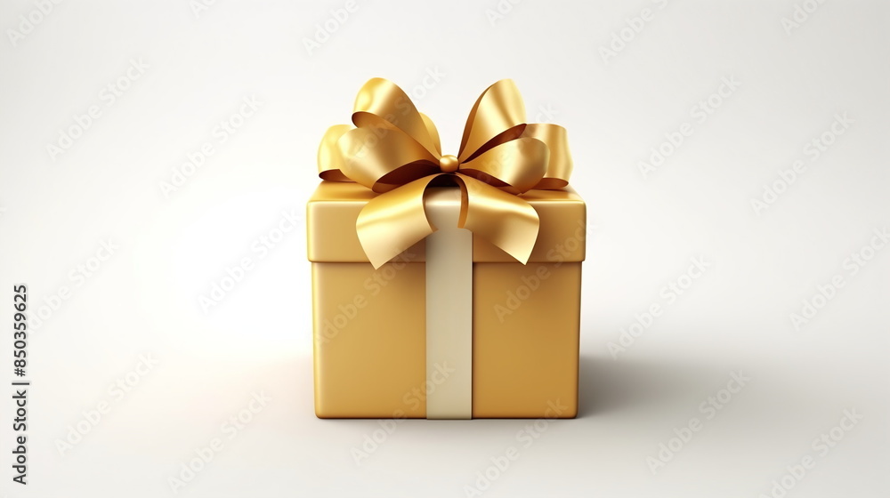 Obraz premium golden gift box