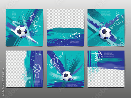 Soccer Template design , Football banner, Sport layout design, Sketch, Drawing, vector ,abstract background