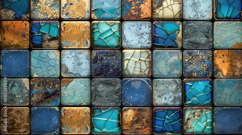 Mosaic tiles pattern wallpaper Mosaic tiles pattern wallpaper