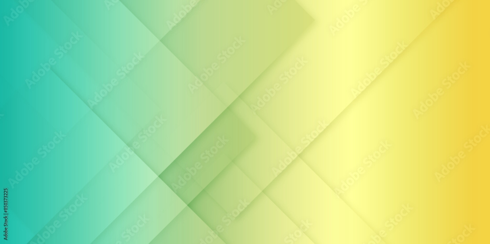 Obraz premium Graphic Abstract background with light green geometric shapes,Graphic design highlights geometric shapes.Simplicity Concept Art Graphic Light Yellow green,