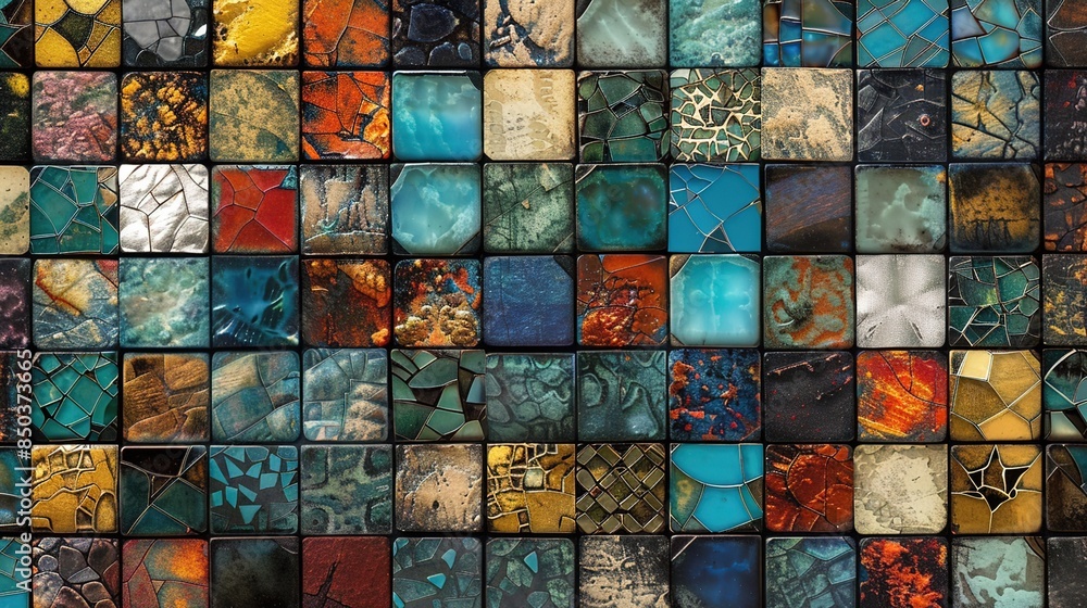 Mosaic tiles wallpaper Mosaic tiles wallpaper