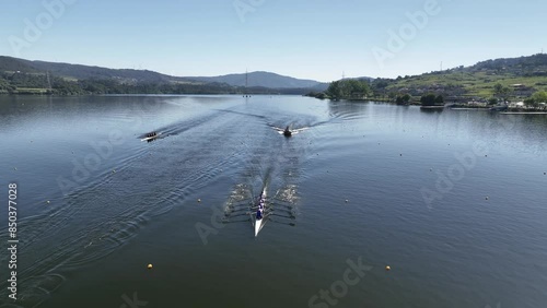 Regata del Parque Nautico de Castrelo de Miño en Ourense photo