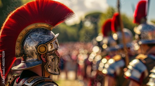 Are you looking for a strong and courageous leader? Look no further than our Roman soldier!