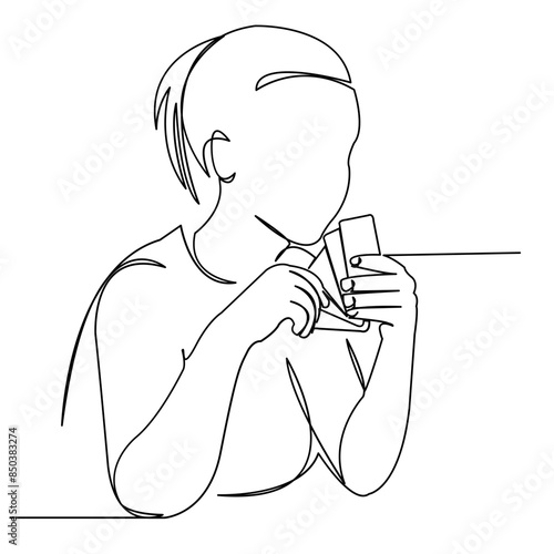 girl playing cards