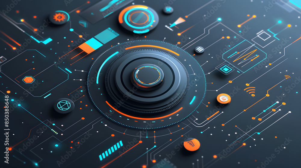 Obraz premium Modern Business Background suitable for banners and promotional materials