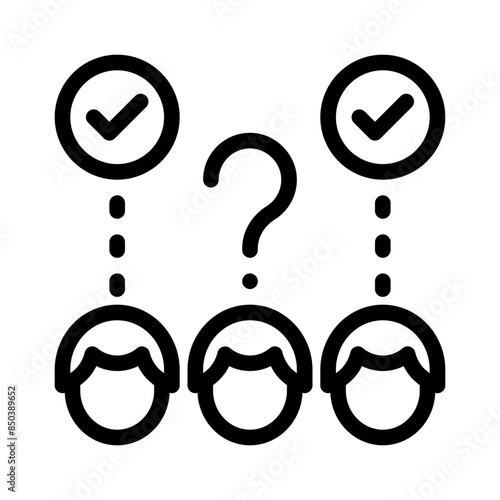 absence line icon