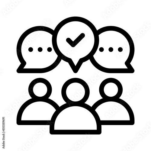 agreement line icon