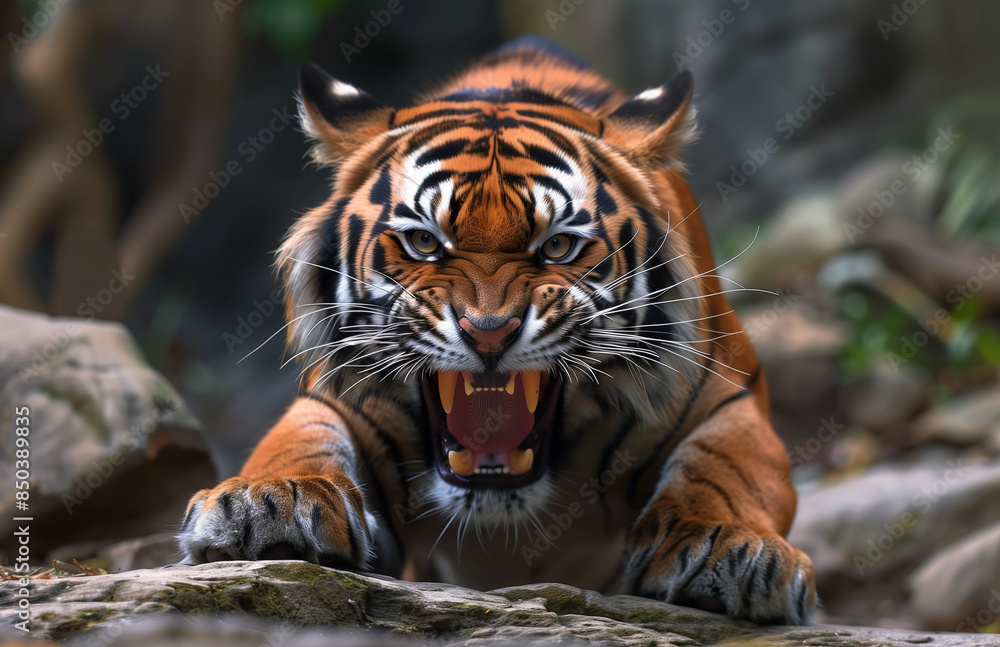 Obraz premium tiger in the wild