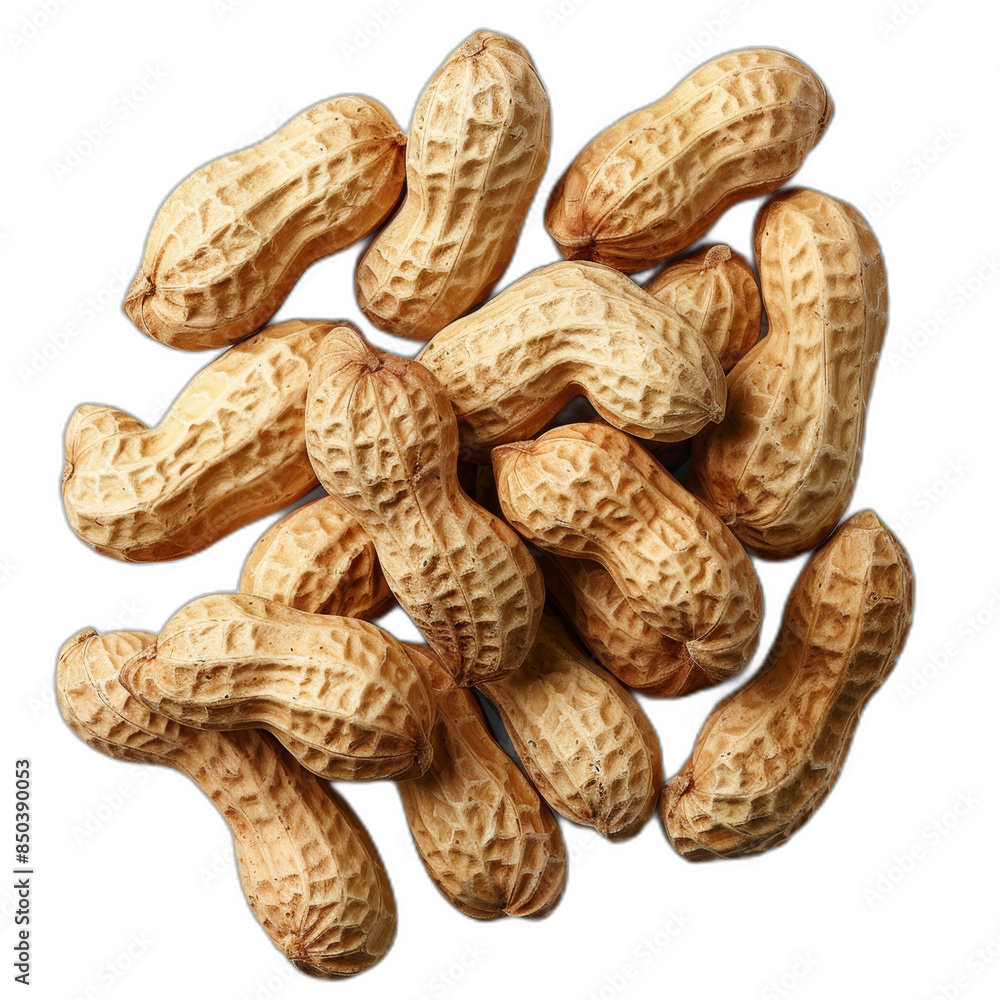 PNG of many peanuts on a transparent background PNG of many peanuts on a transparent background