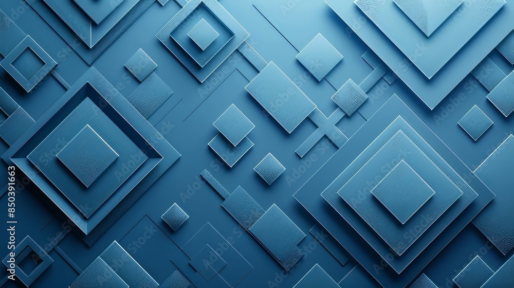 Abstract Blue Geometric Pattern Abstract Blue Geometric Pattern