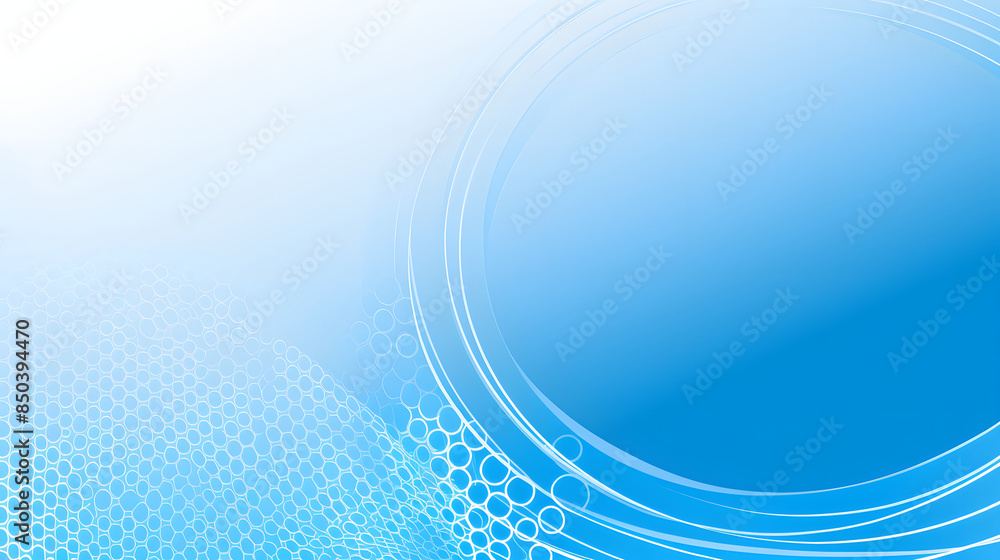 Naklejka premium blue circle background