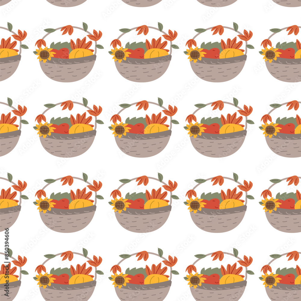 Fall thanksgiving pattern with autumn leaves and plants, animals. Cute fabric design. Thanksgiving day seamless background in traditional colors for clothes, textile, wrapping papers. Cute elements. Fall thanksgiving pattern with autumn leaves and plants, animals. Cute fabric design. Thanksgiving day seamless background in traditional colors for clothes, textile, wrapping papers. Cute elements.