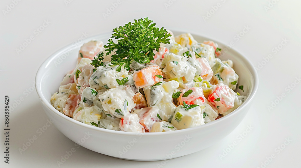 Russian salad full of nutrients and energy Russian salad full of nutrients and energy