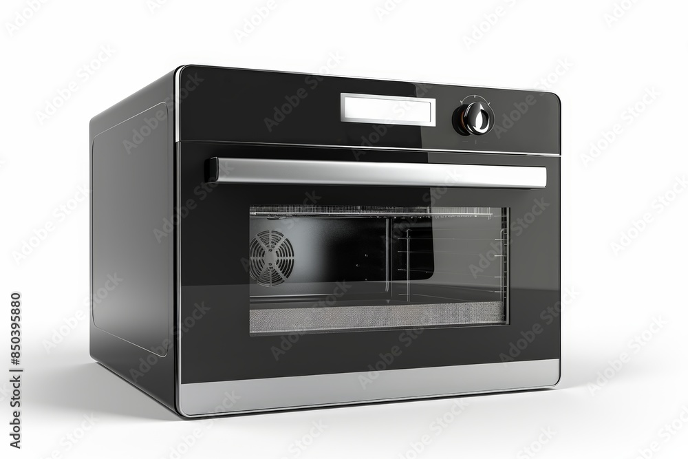 Obraz premium Intelligent Oven with AI Capabilities and Digital Display