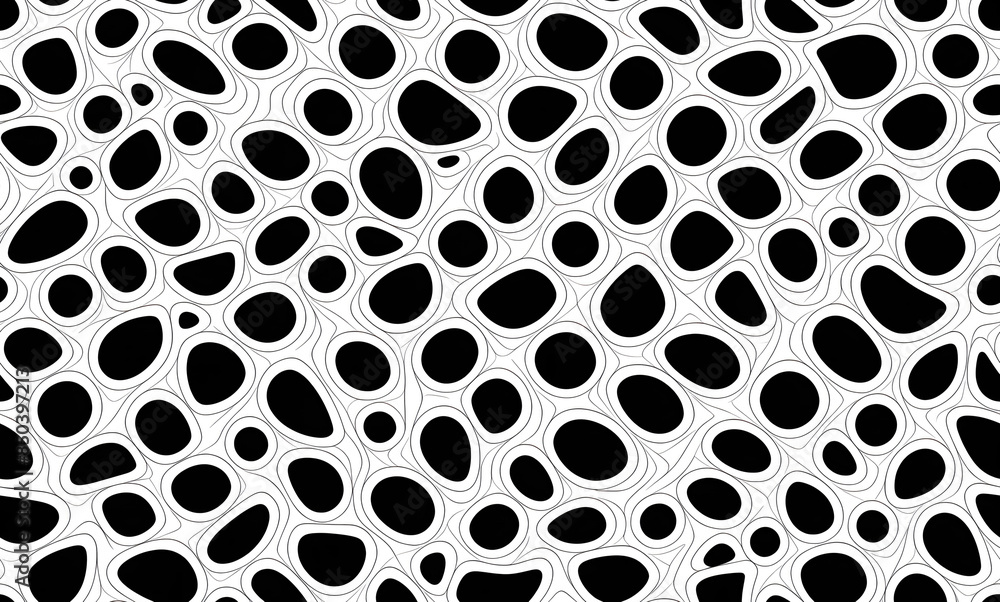 Black and white pattern. Abstract seamless pattern. AI generated. Black and white pattern. Abstract seamless pattern. AI generated.