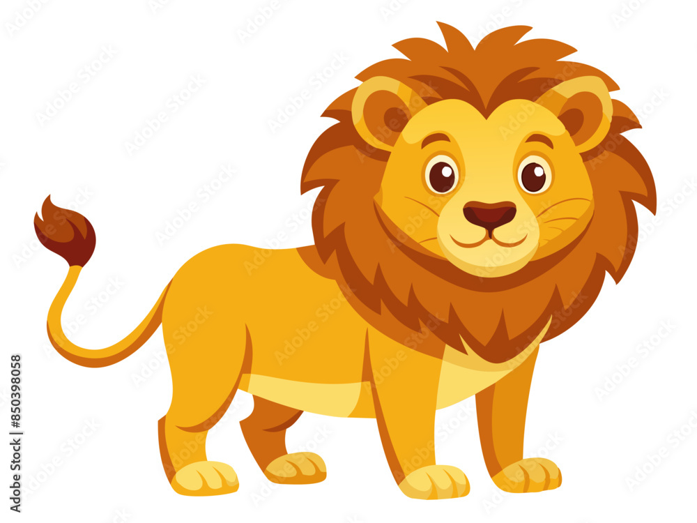 Lion vector illustration, cute animal vector illustration, Lion illustration vector, cute Lion cartoon illustration Lion vector illustration, cute animal vector illustration, Lion illustration vector, cute Lion cartoon illustration