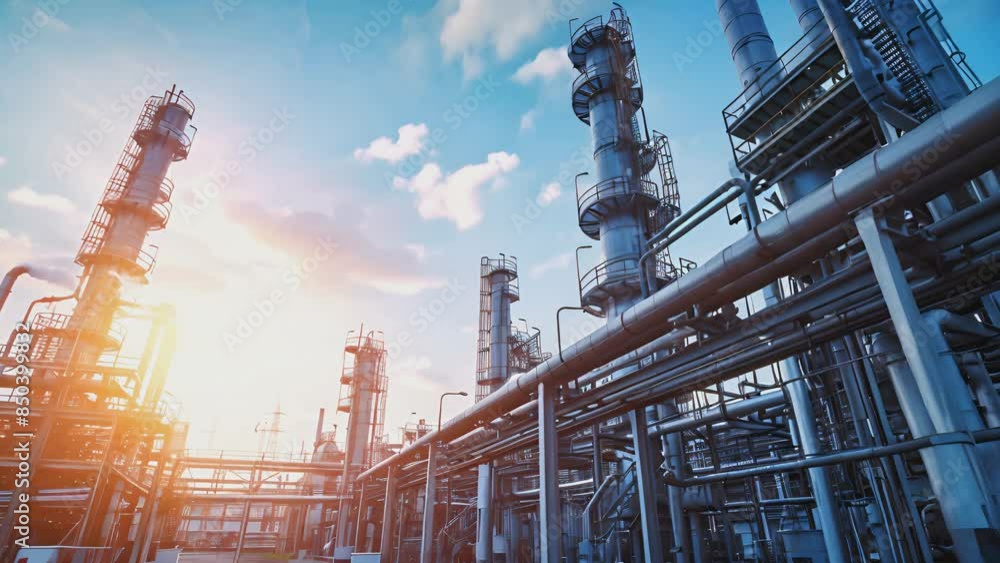 factory use clean energy, industrial, factory, pollution, technology ...