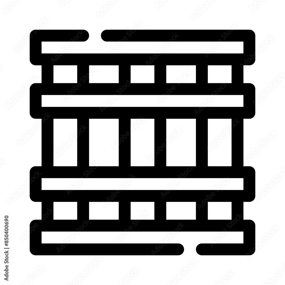 jail line icon jail line icon