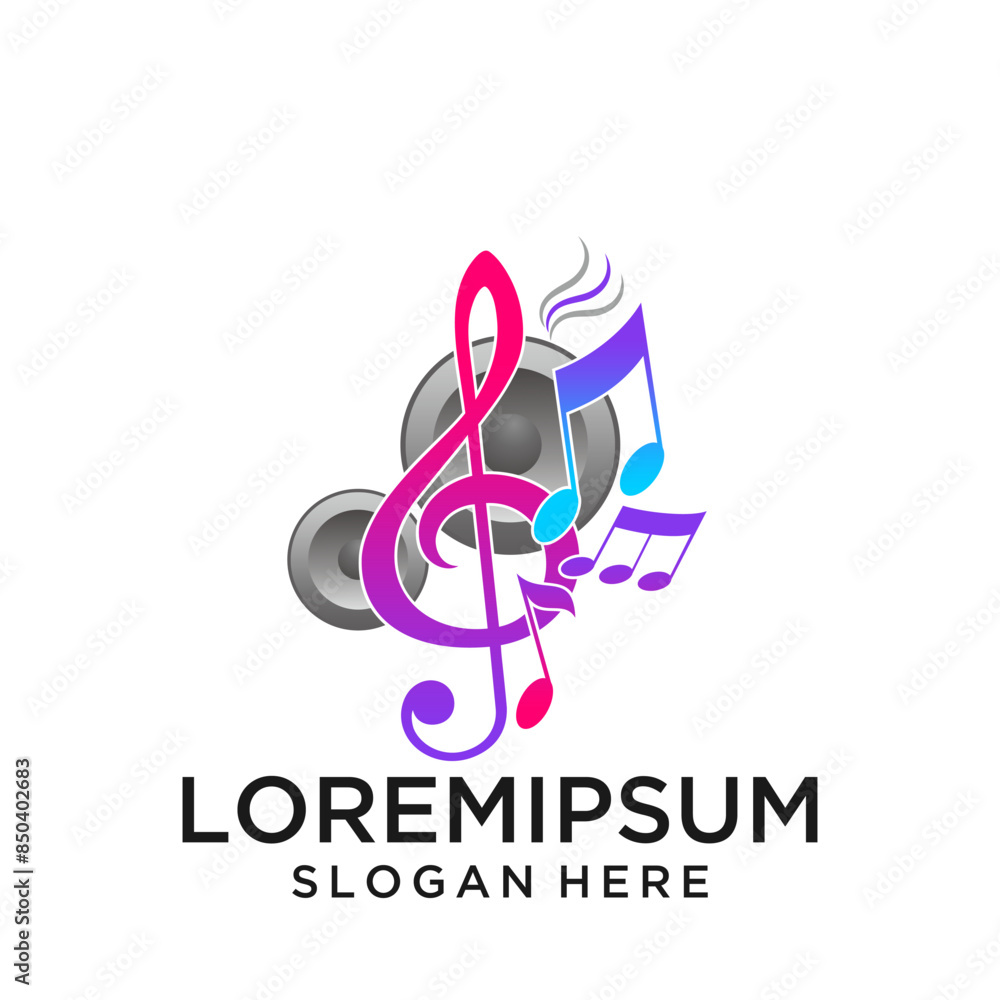 free vector musical scale logo design free vector musical scale logo design