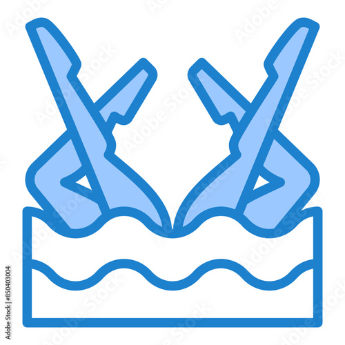 Synchronized Swimming Icon