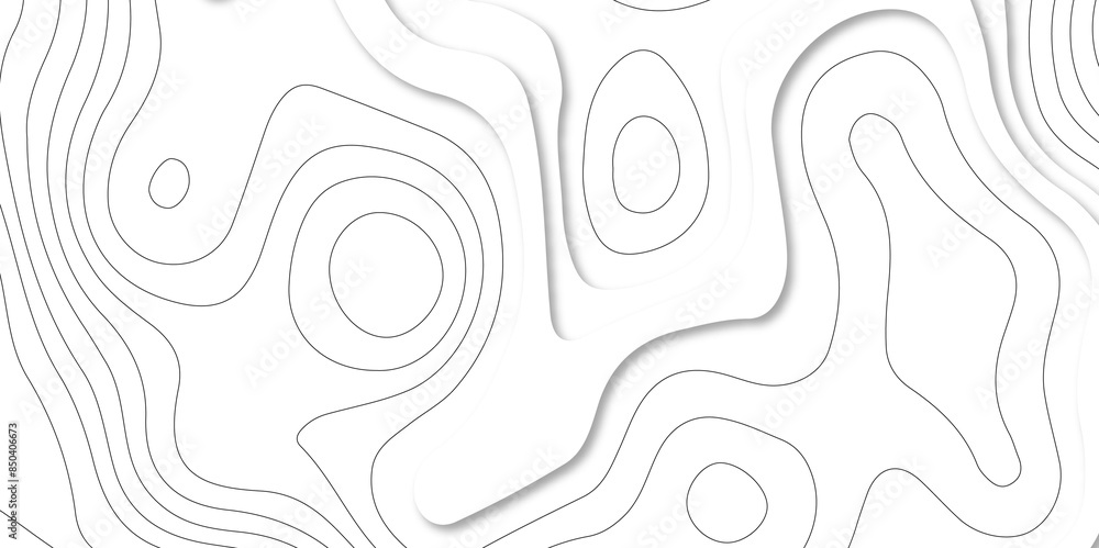 Abstract white paper cut background with lines. 3d white papercut topography relief. Cover layout template. topographic canyon geometric map relief texture with curved layers and shadow. Abstract white paper cut background with lines. 3d white papercut topography relief. Cover layout template. topographic canyon geometric map relief texture with curved layers and shadow.