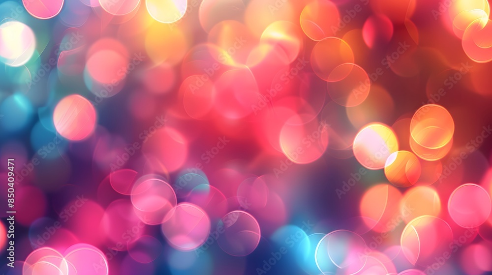 Obraz premium A colorful background with many different colored circles