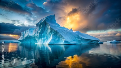 Eisberge im Meer - Polarkreis - Landschaft