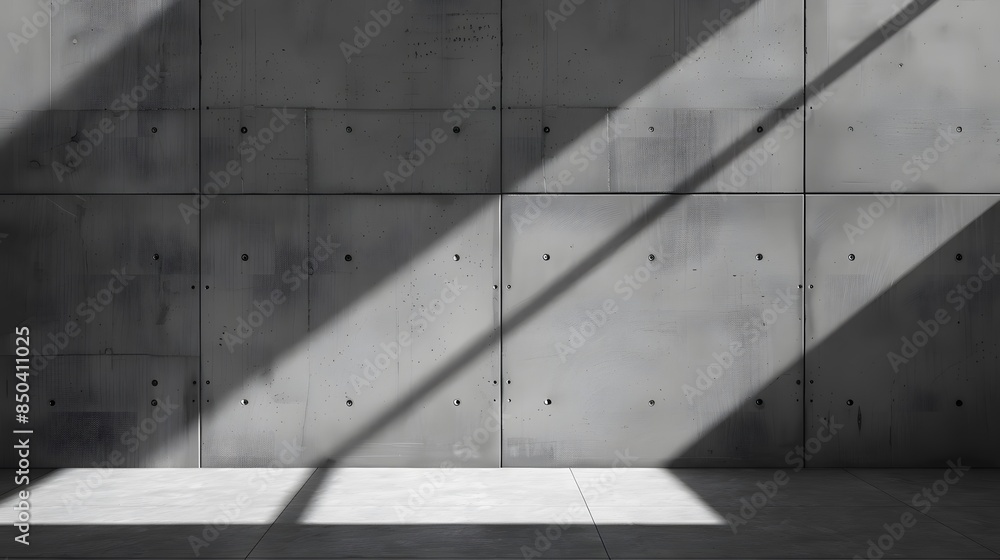 custom made wallpaper toronto digitalA large, empty room with a wall of concrete