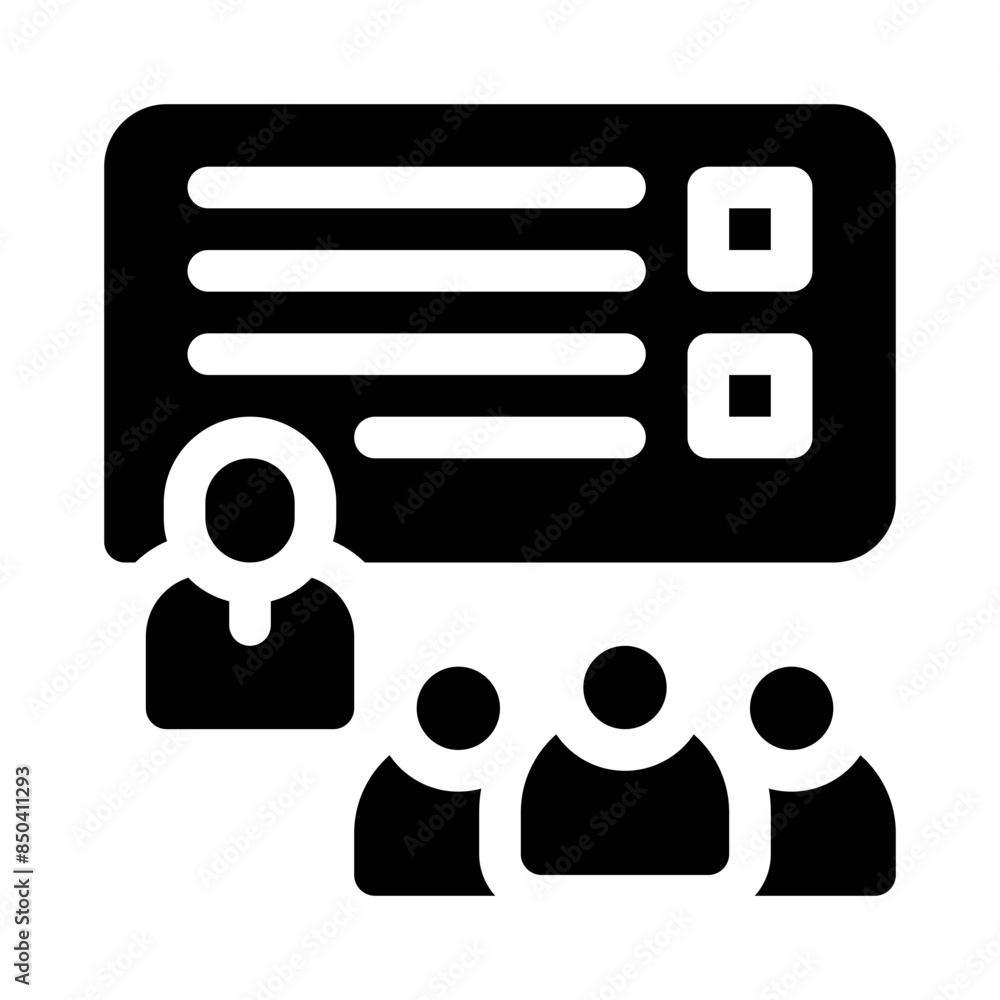 training glyph icon training glyph icon